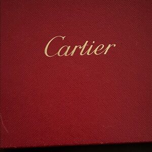 Cartier Luxury Red Jewelry Box